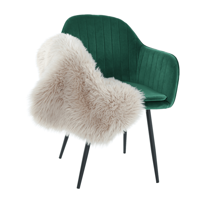 Dizájnos fotel, smaragd Velvet anyag, ZIRKON