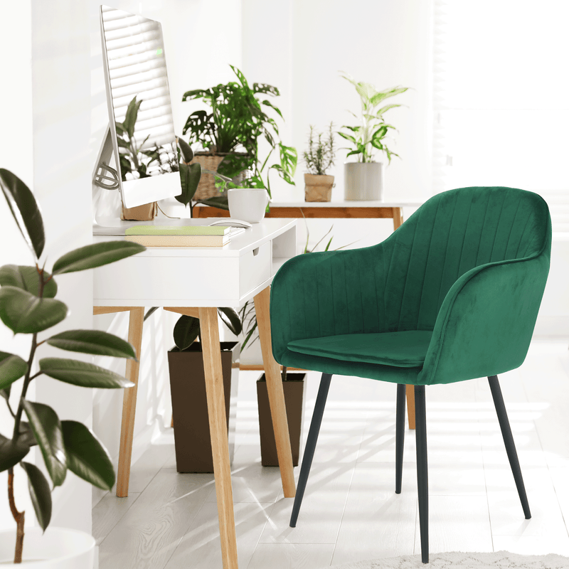 Dizájnos fotel, smaragd Velvet anyag, ZIRKON