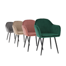 Dizájnos fotel, smaragd Velvet anyag, ZIRKON