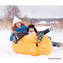 Felfújható babzsák/lazy bag, rózsaszín, LEBAG