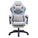 Irodai/gamer szék, szürke/kék, ZODIA