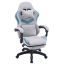 Irodai/gamer szék, szürke/kék, ZODIA