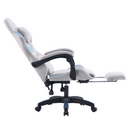 Irodai/gamer szék, szürke/kék, ZODIA