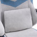 Irodai/gamer szék, szürke/kék, ZODIA