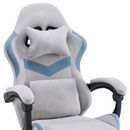 Irodai/gamer szék, szürke/kék, ZODIA