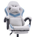 Irodai/gamer szék, szürke/kék, ZODIA