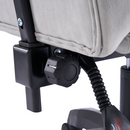 Irodai/gamer szék, szürke/kék, ZODIA