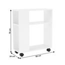 Kisasztal, fehér, ZOELA NEW