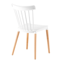 Étkezőszék, fehér/bükk, ZOSIMA