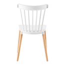 Étkezőszék, fehér/bükk, ZOSIMA