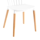 Étkezőszék, fehér/bükk, ZOSIMA