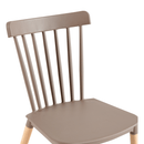 Étkezőszék, szürke/bükk, ZOSIMA