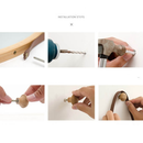 Tükör, természetes bambusz, LEMI 1