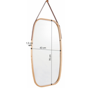 Tükör, természetes bambusz, LEMI 3