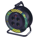 Emos kábeldob 4 aljzat 25m 1,5 mm?, PVC, 230V, fekete