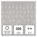 LED karácsonyi jégcsapok, 5 m, kültéri és beltéri, hideg fehér, távirányító, progr, időz.