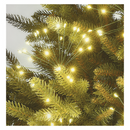 LED fényfüzér – fürtök, nano, 8 m, beltéri, meleg fehér, időzítő