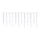 LED karácsonyi girland – jégcsapok, 12 db, 3,6 m, kültérre és beltérre, hideg fehér