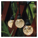 LED fényfüzér – 20x party égő, 7,6 m, kültéri és beltéri, meleg fehér