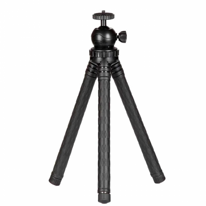 Sunpak Portable Vlogging Szett, tripod, telefonadapter, stúdió körlámpa, fekete+tabletadapter