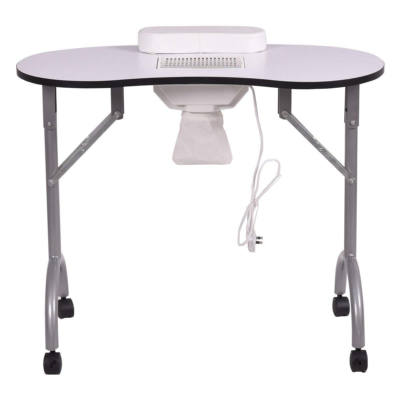 Hordozható manikűr asztal ajándék táskával, ventilátoros