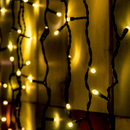 LED-es sorolható jégcsap fényfüggöny KSF 204/WW