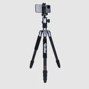 Rollei C5-i állvány + monopod + gömbfej + telefontartó adapter + táska, titánszürke