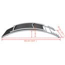 vidaXL fekete acél és textilén napozóágy