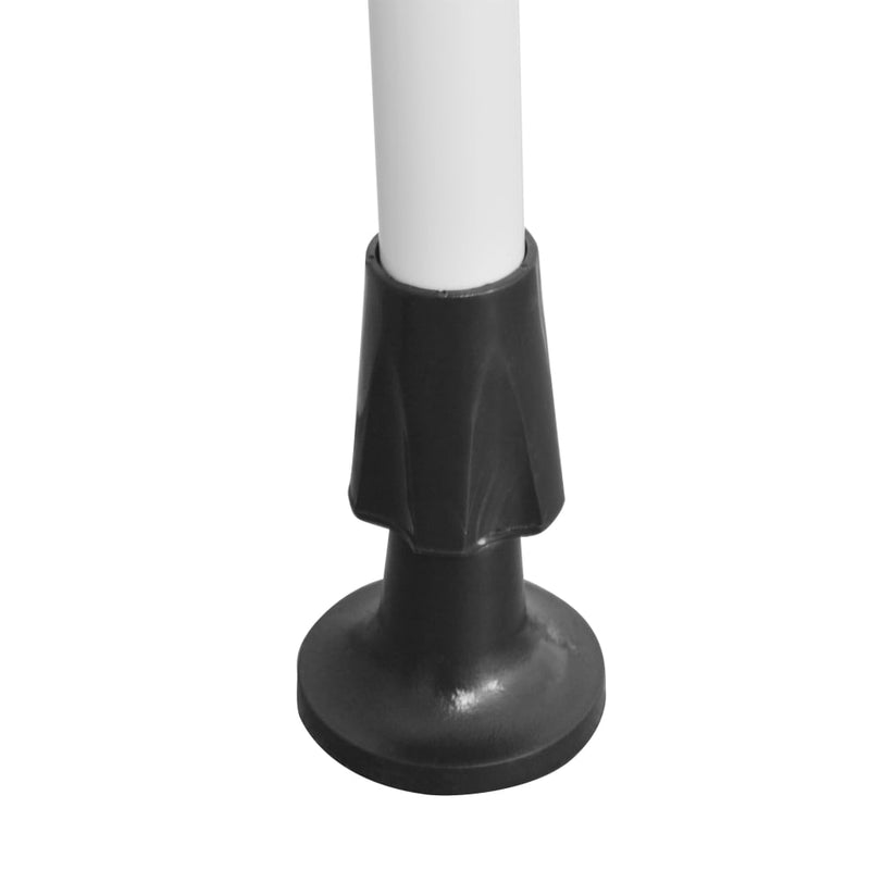 vidaXL kézzel feltekerhető napellenző kék-sárga csíkokkal 350 cm