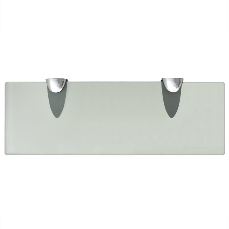 vidaXL lebegő polc üveg 30x10 cm 8 mm