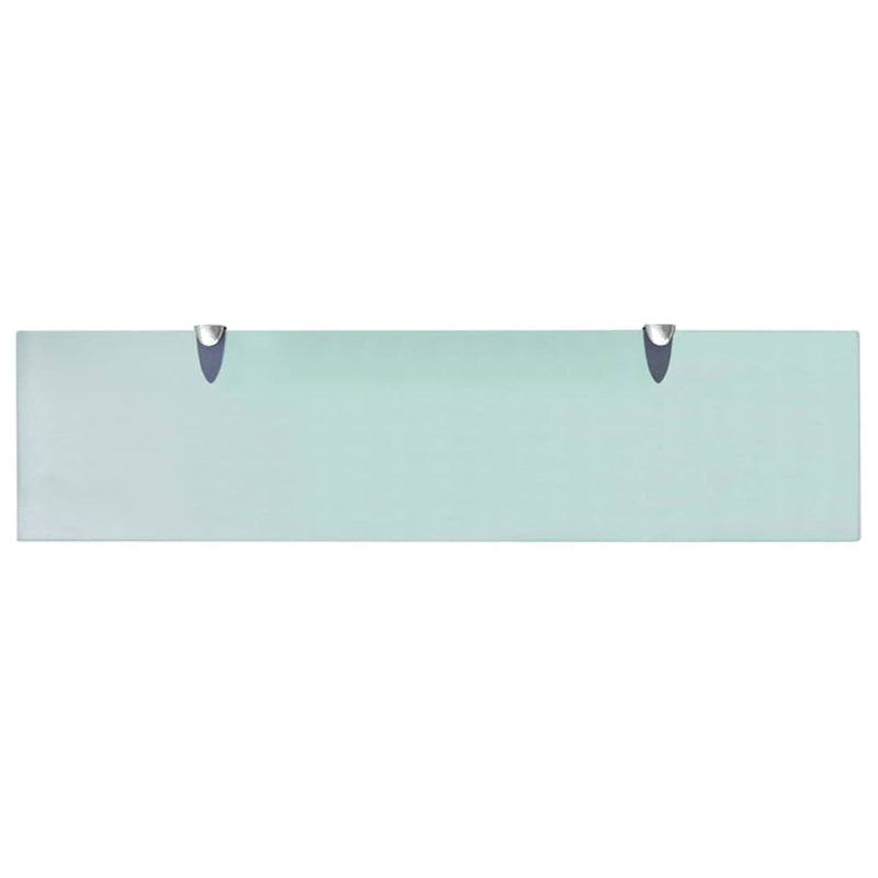 vidaXL lebegő polc üveg 80x20 cm 8 mm
