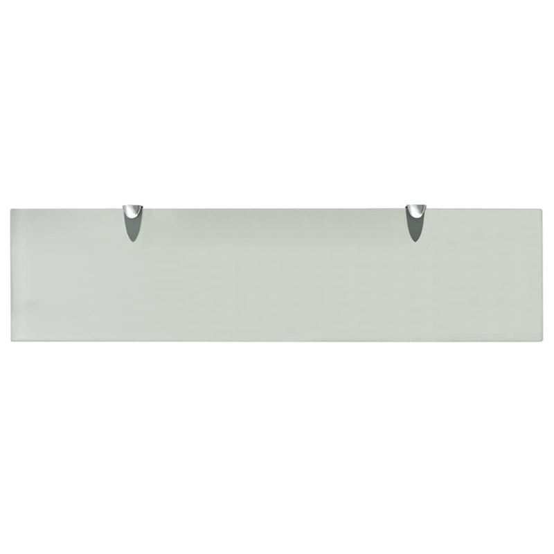vidaXL lebegő polc üveg 80x20 cm 8 mm