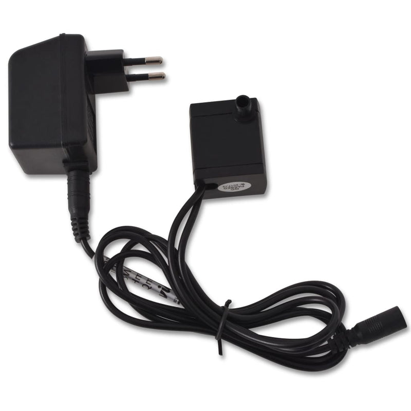 vidaXL Beltéri szökőkút LED-megvilágítással, polyresin