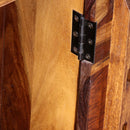 vidaXL tömör kelet-indiai rózsafa íróasztal 1 fiókkal és 1 szekrénnyel