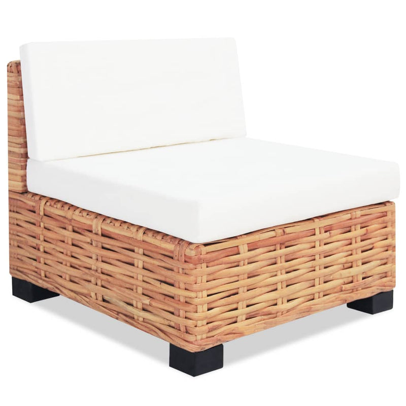 vidaXL 18 részes természetes rattan kanapészett