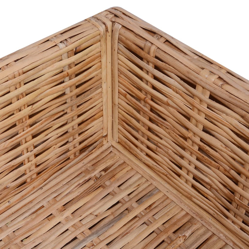 vidaXL 16 részes természetes rattan kanapészett