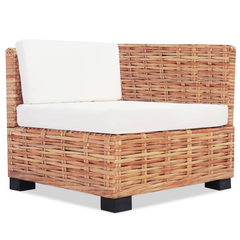 vidaXL 14 részes természetes rattan kanapészett