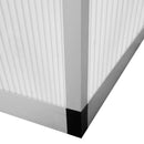 vidaXL megerősített alumínium melegház 3,46 m²