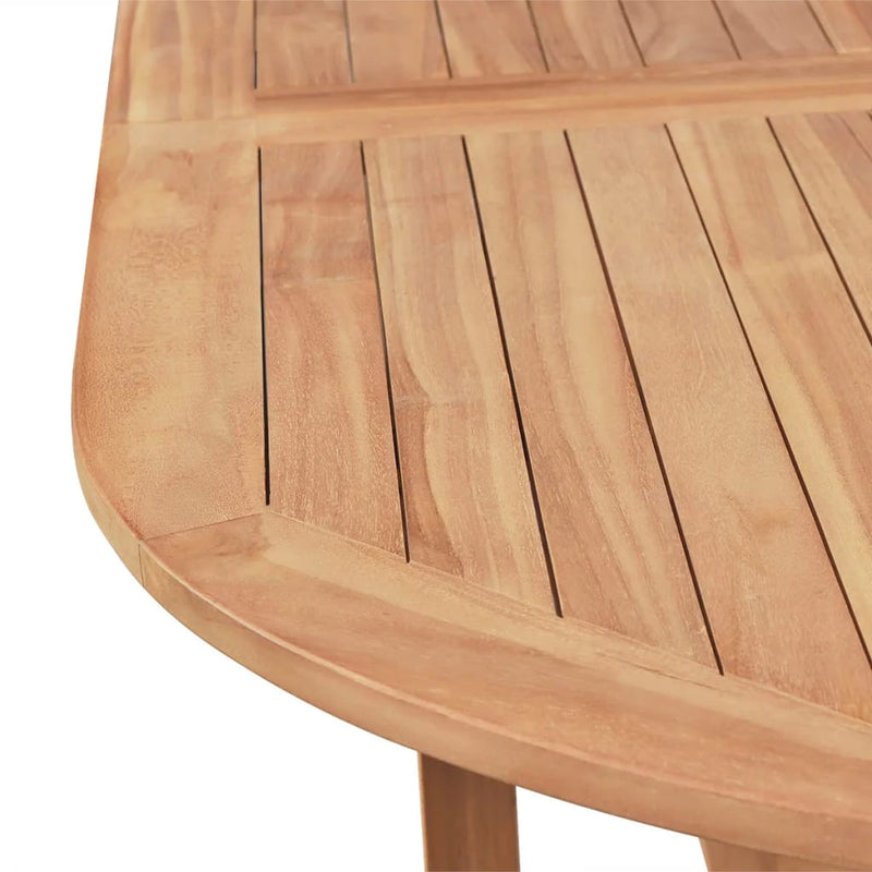vidaXL tömör tíkfa kerti asztal 180 x 90 x 75 cm
