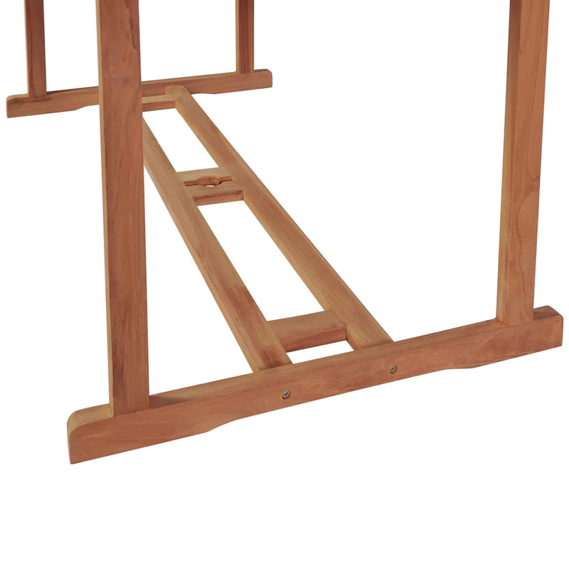 vidaXL tömör tíkfa kerti asztal 180 x 90 x 75 cm