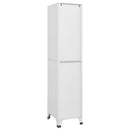 vidaXL öltözőszekrény 4 rekesszel 38 x 45 x 180 cm