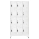 vidaXL öltözőszekrény 12 rekesszel 90 x 45 x 180 cm