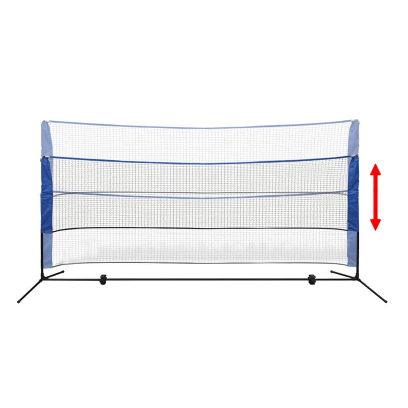 vidaXL 300 x 155 cm tollaslabda szett és háló