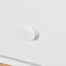 vidaXL 2 db fehér, tömör fenyőfa éjjeliszekrény 40 x 30 x 61 cm