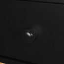 vidaXL 2 db fekete, tömör fenyőfa éjjeliszekrény 40 x 30 x 61 cm