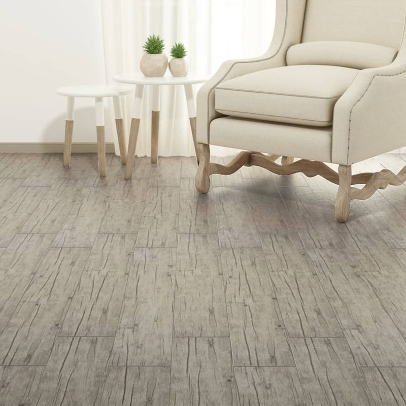vidaXL világos tölgy öntapadó 2 mm-es PVC padló burkolólap 5,02 m²