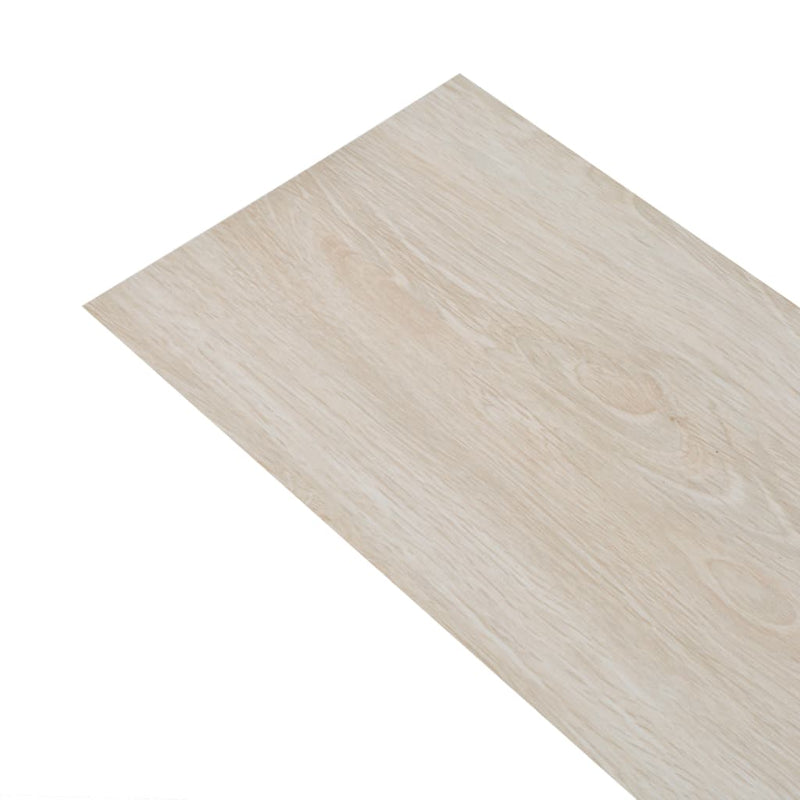 vidaXL fehér tölgy öntapadó 2 mm-es PVC padló burkolólap 5,02 m²