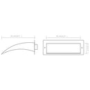 vidaXL ezüstszínű rozsdamentes acél medence-szökőkút 30 x 9 x 26 cm