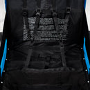 vidaXL 2 az 1-ben kék és szürke kerékpár-utánfutó és babakocsi