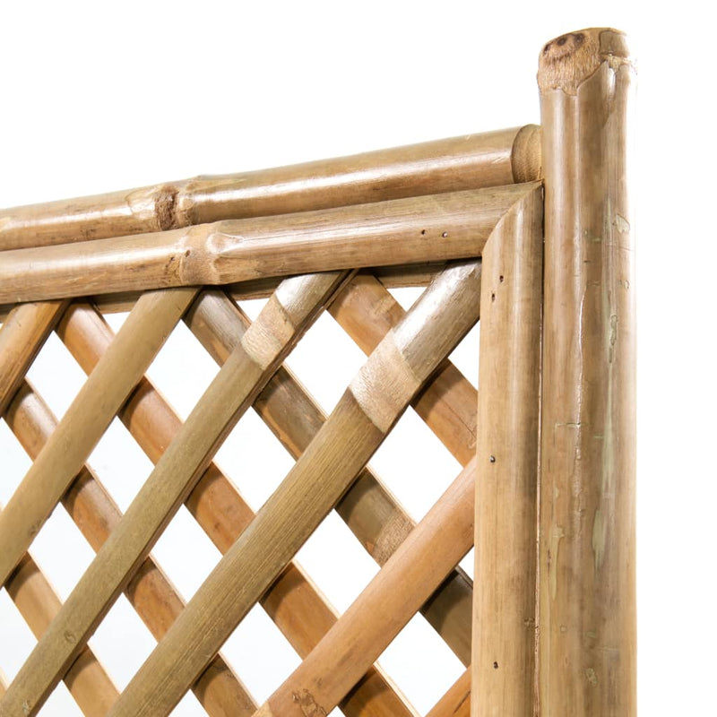 vidaXL bambusz kerti magaságyás apácaráccsal 40 cm